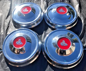HOLDEN HUB CAPS EH EJ HUBCAPS PREMIER x 4 FOR DAILY DRIVE /SPARES/PARTS/GOOD SET - Picture 1 of 2