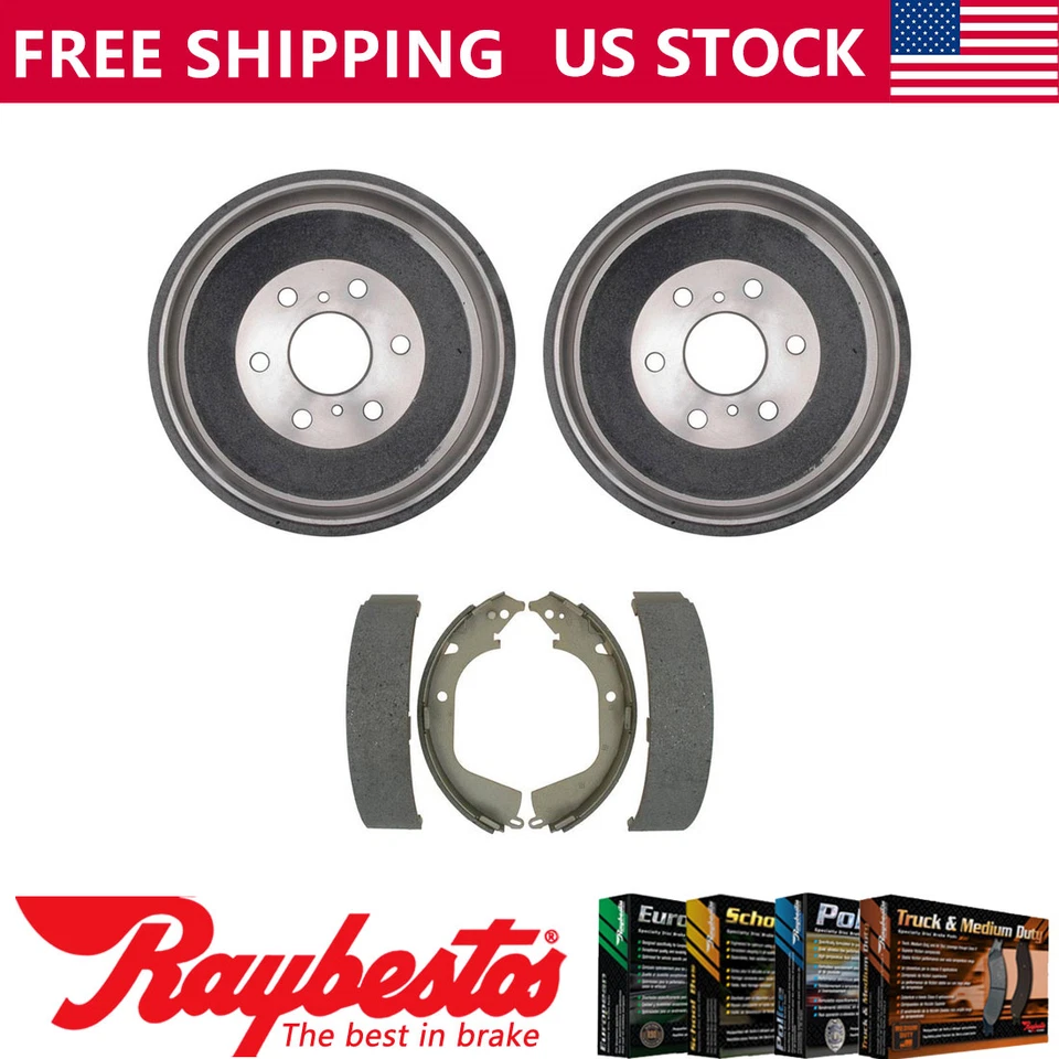 Rear Kit Brake Drums & Brake Shoes For 2009 Chevrolet Silverado 1500 - Raybestos - Image 1 of 4
