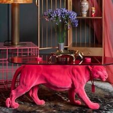 Leopard Center Table, Luxury Coffee Table, Big Pop Culture Cool Animal Tables