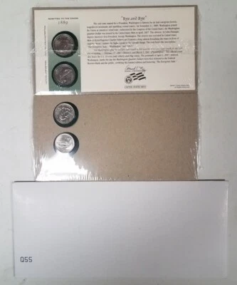 Q55 OKLAHOMA 2008-P, D STATE QUARTER COINS U.S. MINT FIRST DAY COVER SEALED OGP! - Image 1 of 3