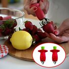 Strawberry Huller and Slicer Cutter Set Fruit Vegetable Leaf Stem Remover Tools