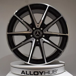 GENUINE MERCEDES-BENZ E-CLASS AMG 19" INCH BLACK/CUT REAR SINGLE ALLOY WHEEL X1 - Picture 1 of 3