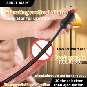 10 Frequency Male Vibration Horse Eye Urethral Rod Electro Urethral Stimulation - Picture 1 of 12