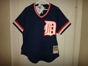 Alan Trammell 1984 Detroit Tigers MLB Mitchell & Ness Men's Authentic BP Jersey - Picture 1 of 7