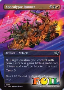 Apocalypse Runner Borderless 0319 MTG Aetherdrift Uncommon NP Foil - Picture 1 of 1