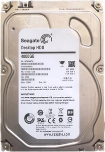 Seagate DESKTOP HDD 4TB Internal HD 3.5" ST4000DM000 damaged for spars or repair - Picture 1 of 2