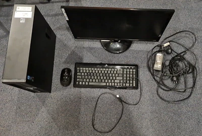 HP Pro 6300 SFF i7-3770 8GB 250GB SSD + AOC 23 Inch Monitor + K/Board + Mouse - Image 1 of 4