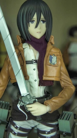 Medicom Toy Attack on Titan Mikasa RAH 12 inch Action Figure Cover