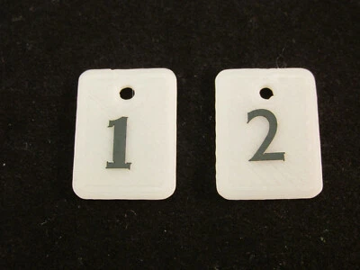 AURORA TJET ELECTRIC LAP COUNTER LANE MARKERS #1-2 ~ NEW REPRODUCTIONS - Image 1 of 2