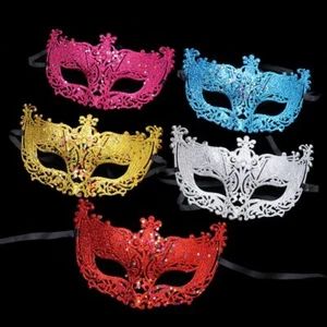 Dress Up Halloween Sequins Party Mask Carnival Masquerade Mask Fancy Dress - Picture 1 of 18
