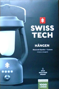 Swiss Tech Hangen Bluetooth Speaker + Lantern - Picture 1 of 2