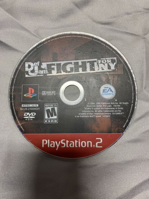 Def Jam Fight for NY 2005 Sony PlayStation PS2 Japan Version EA GAMES  Action