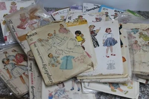 G Junge Mädchen Kinder Kleinkind Baby Teens 1940 -1990 Schnittmuster Neu & Schnitt - Bild 1 von 127