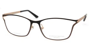 NEW PRODESIGN DENMARK 3151 c.6011 Black Brown EYEGLASSES 54-16-140 B37mm - Picture 1 of 9