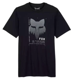 Fox Racing Men's Motorcycle Tee Black Dispute Premium T-Shirt New - Picture 1 of 2