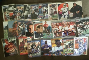 Autographed NFL Player/Coach Football Cards - You Pick - Picture 1 of 147