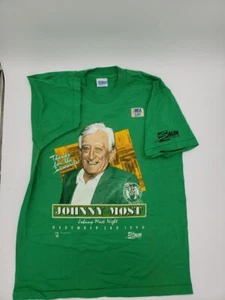 NOS JOHNNY MOST Boston Celtics NIGHT December 3, 1990 (XL) T-Shirt - Picture 1 of 6