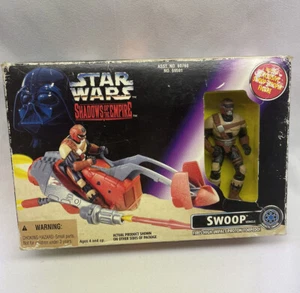 New 1996 Kenner Star Wars Shadows Of The Empire Swoop Vehicle With Swoop Trooper - Picture 1 of 5