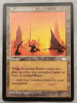 Scorched Ruins Weatherlight Regular NM Near Mint - Image 1 of 2