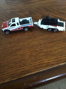 Matchbox Nissan Truck +Bike And Trailer 1:64 - Picture 1 of 4