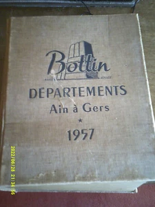 1 ANNUAIRE TELEPHONE 1957 DEPARTEMENTS TOME 1 AIN A GERS - Imagen 1 de 7