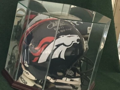 Terrell Davis Signed Denver Broncos Speed Pro Full Helmet JSA - "SB XXXII MVP" - Image 1 of 4