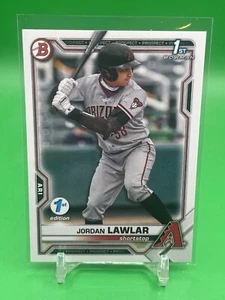 2021 Bowman Draft 1st Edition Jordan Lawler BD-194 Diamondbacks - Picture 1 of 2