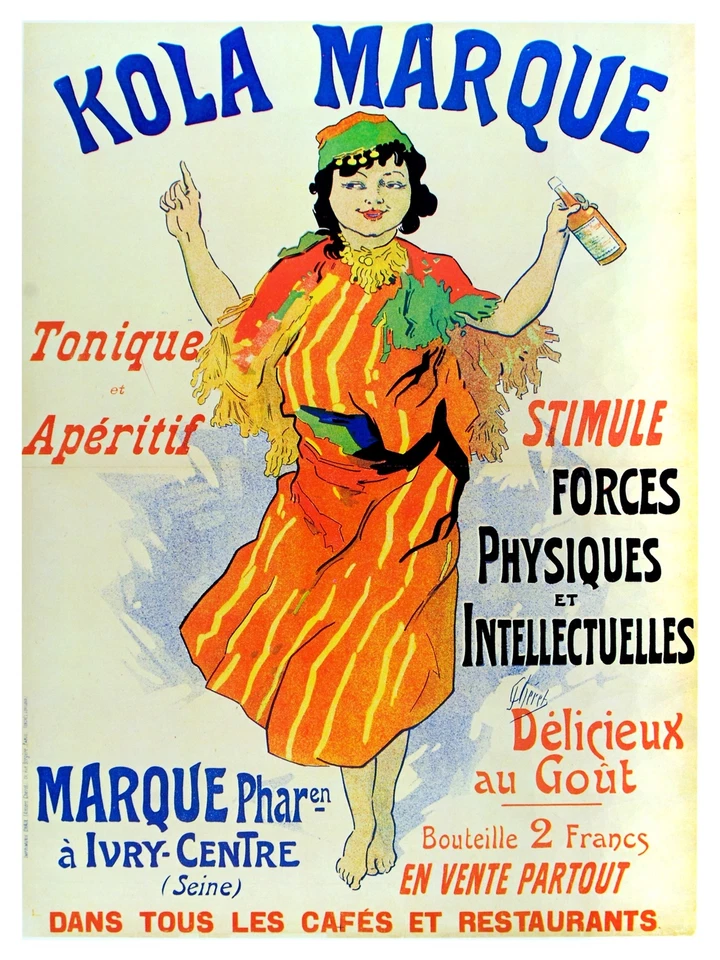 Kola Marque Advertisement Decoration Poster.Graphic Art Interior design 3172 - Image 1 of 1