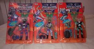 Biker Mice from Mars Modo, Throttle, Vinnie Freedom Fighters set Galoob GIG NIB - Imagen 1 de 8