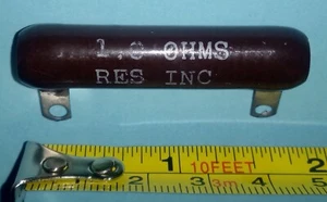 1 5 6.3 16 40 50 160 630 800 1600 4k 5k OHM RES INC VITREOUS WIRE WOUND RESISTOR - Picture 1 of 18
