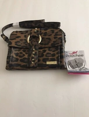 NWT  Pouchee "The Ultimate Crossbody" Wild Animal Safari Handbag - Image 1 of 4