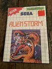 Sega  Master System Alien Storm Complet Boîte Avec Notice