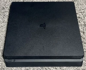 Sony PlayStation 4 Slim 500GB Console Only - Black PS4 Slim Used Tested Work - Picture 1 of 2