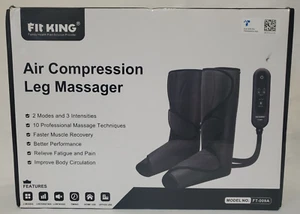 Fit King Air Compression Leg Massager Black Model Number FT-009A - Picture 1 of 5