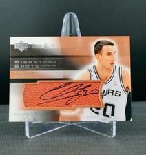 2003 Upper Deck Sweet Shot Signature Shots Emanueal Ginobili #EG Manu Auto