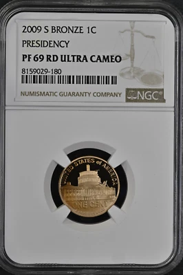 2009 S Bronze 1C Presidency PF 69 RD Ultra Cameo - Image 1 of 2