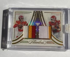 2022 Flawless Patrick Mahomes II Travis Kelce Dual Diamond Patch #19/25 Chiefs