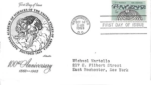 Artmaster First Day Cover National Academy of Sciences 100th Anniversary10/14/63 - Picture 1 of 1