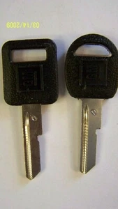 GM OEM key blanks C-D for years 1968'72,76,80, 87-90 - Picture 1 of 1