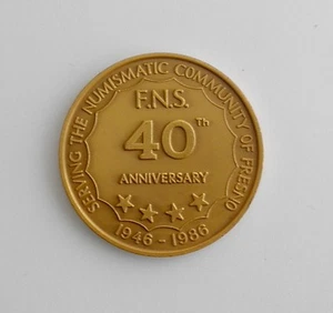 Medalla del 40 aniversario de la Sociedad Numismática 1986 - Imagen 1 de 2