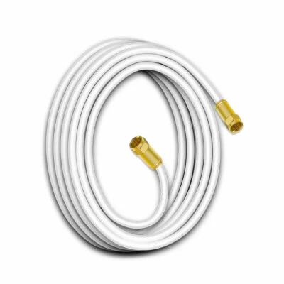 STERNDISCOUNT Sat Kabel Koaxialkabel 135 dB Digital Anschlusskabel F Stecker HD Cable A+ TV 4K