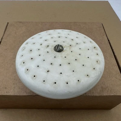 1920's Bathroom Shower Head Porcelain Bath Victorian Fixture W Brass Insert - Image 1 of 4