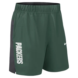 Green Bay Packers Nike Woven Victory Performance Shorts Men's 2025 NFL Training - Picture 1 of 3