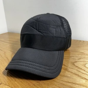 Lululemon Hat Cap Mens Black Snapback Whats'Up Athleisure Casual Logo Mesh - Picture 1 of 15