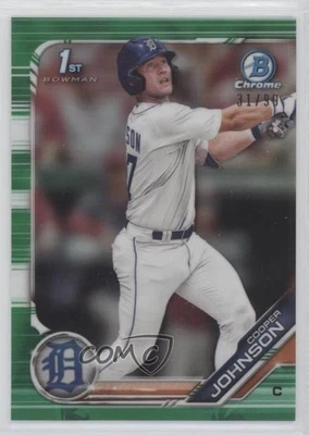 2019 Bowman Draft Chrome Green Refractor /99 Cooper Johnson #BDC-200 - Image 1 of 2