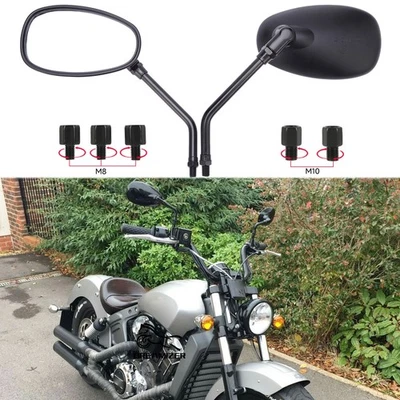 摩托车后视侧镜适用于印度童子军六十酋长黑马 — 第 1/4 张图片
