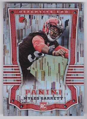 2017 Panini Myles Garrett #125 Chainmail Armor Rookie Browns - Image 1 of 2