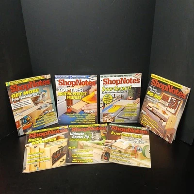 Lot of 7 Issues of Shop Notes Magazine, 2010, 2011 - Image 1 of 4