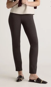 Quince Ultra Stretch Ponte Straight Leg Pant Extra Large Regular Dark Brown  - Picture 1 of 8