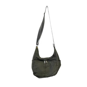 Borsa cargo Baggallini grigia nylon tracolla borsa viaggio chiusura zip - Foto 1 di 5